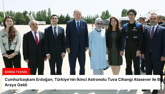 Cumhurbaşkanı Erdoğan, Türkiye’nin İkinci Astronotu Tuva Cihangi Atasever ile Bir Araya Geldi