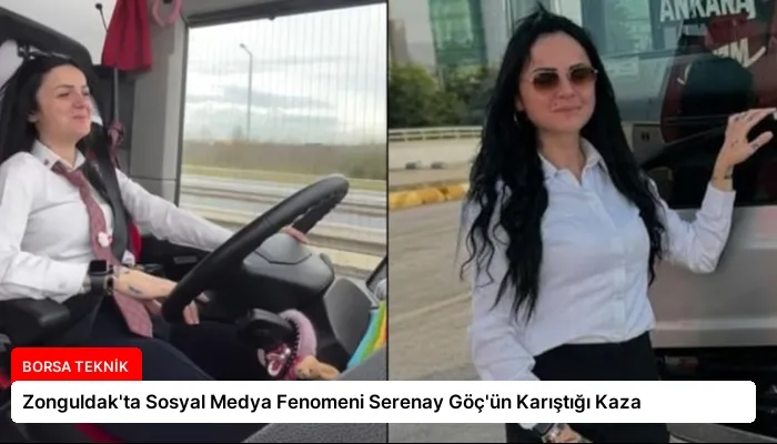Zonguldak’ta Sosyal Medya Fenomeni Serenay Göç’ün Karıştığı Kaza