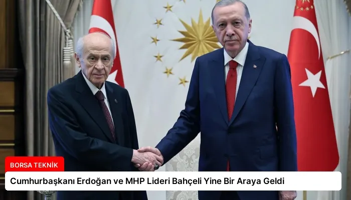 Cumhurbaşkanı Erdoğan ve MHP Lideri Bahçeli Yine Bir Araya Geldi