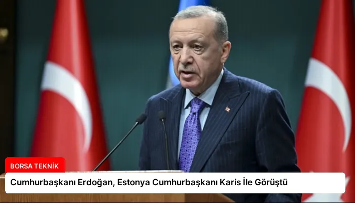 Cumhurbaşkanı Erdoğan, Estonya Cumhurbaşkanı Karis İle Görüştü