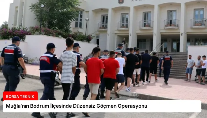 Muğla’nın Bodrum İlçesinde Düzensiz Göçmen Operasyonu