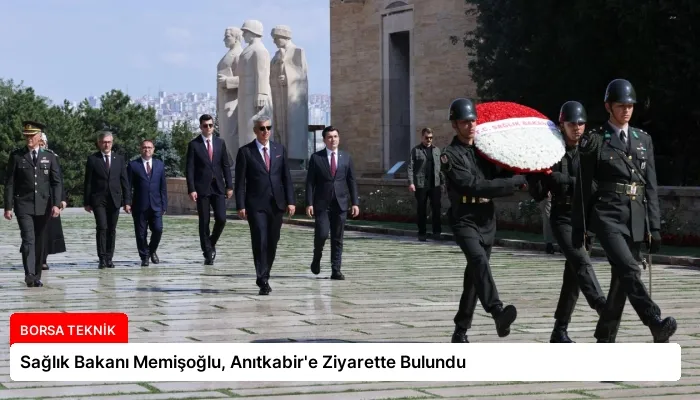 Sağlık Bakanı Memişoğlu, Anıtkabir’e Ziyarette Bulundu