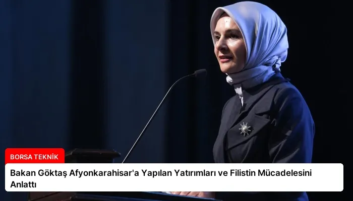 Bakan Göktaş Afyonkarahisar’a Yapılan Yatırımları ve Filistin Mücadelesini Anlattı