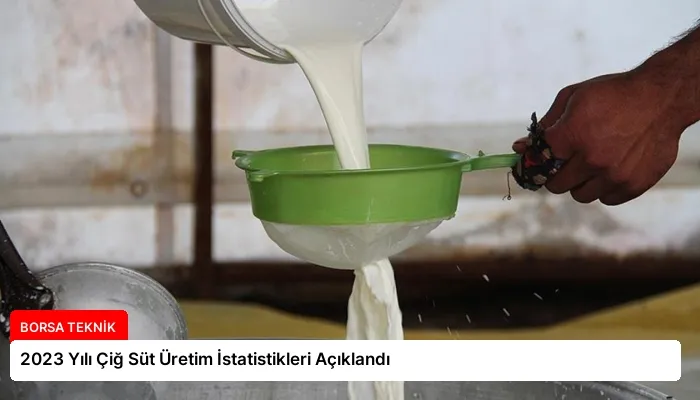 2023 Yılı Çiğ Süt Üretim İstatistikleri Açıklandı
