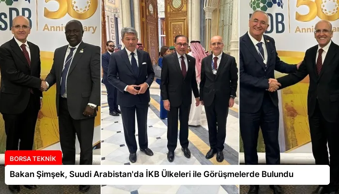 Bakan Şimşek, Suudi Arabistan’da İKB Ülkeleri ile Görüşmelerde Bulundu