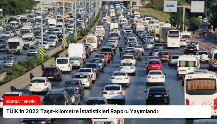 TÜİK’in 2022 Taşıt-kilometre İstatistikleri Raporu Yayımlandı