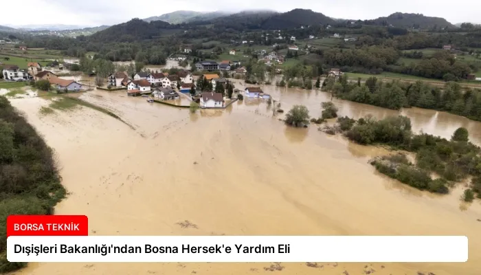 Dışişleri Bakanlığı’ndan Bosna Hersek’e Yardım Eli