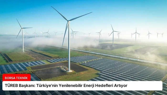 TÜREB Başkanı: Türkiye’nin Yenilenebilir Enerji Hedefleri Artıyor