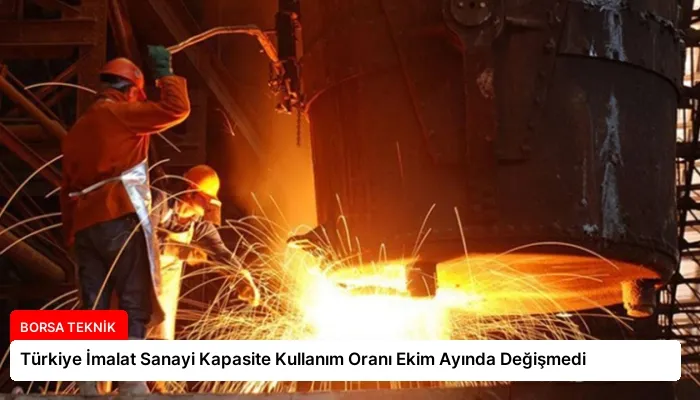Türkiye İmalat Sanayi Kapasite Kullanım Oranı Ekim Ayında Değişmedi