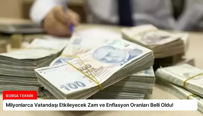 Milyonlarca Vatandaşı Etkileyecek Zam ve Enflasyon Oranları Belli Oldu!