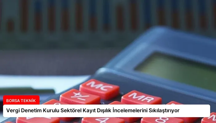 Vergi Denetim Kurulu Sektörel Kayıt Dışılık İncelemelerini Sıkılaştırıyor