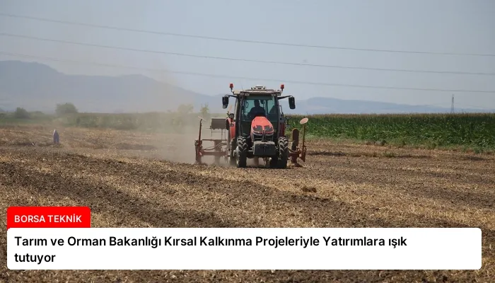 Tarım ve Orman Bakanlığı Kırsal Kalkınma Projeleriyle Yatırımlara ışık tutuyor