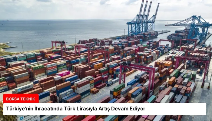 Türkiye’nin İhracatında Türk Lirasıyla Artış Devam Ediyor