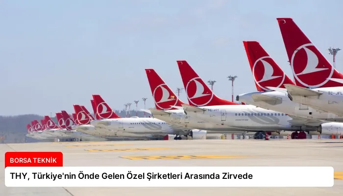 THY, Türkiye’nin Önde Gelen Özel Şirketleri Arasında Zirvede