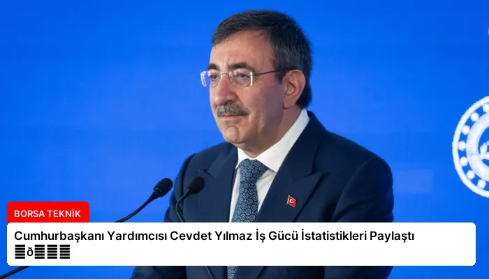 Cumhurbaşkanı Yardımcısı Cevdet Yılmaz İş Gücü İstatistikleri Paylaştı ⏬👇
