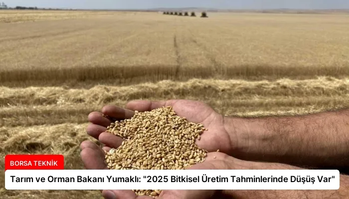 Tarım ve Orman Bakanı Yumaklı: “2025 Bitkisel Üretim Tahminlerinde Düşüş Var”