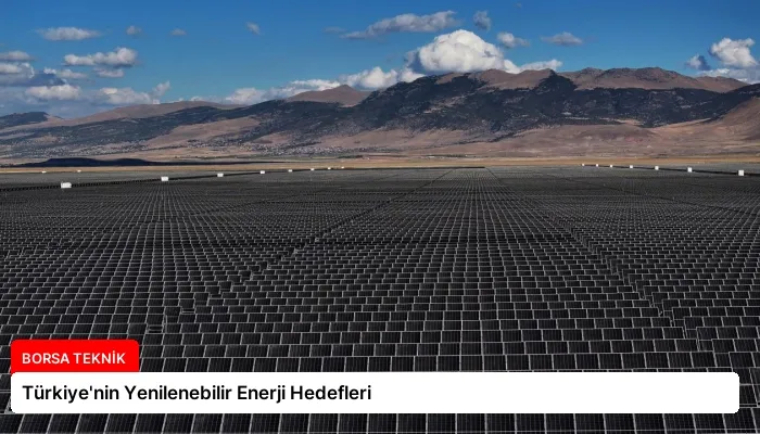 Türkiye’nin Yenilenebilir Enerji Hedefleri