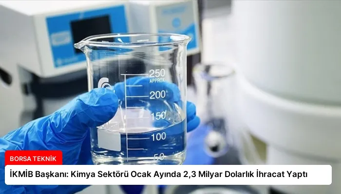 İKMİB Başkanı: Kimya Sektörü Ocak Ayında 2,3 Milyar Dolarlık İhracat Yaptı