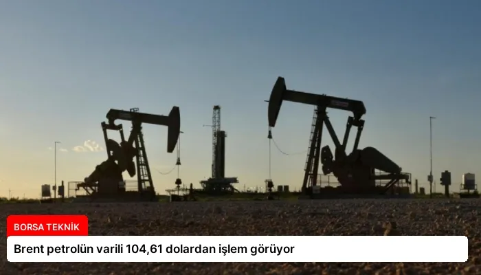 Brent petrolün varili 104,61 dolardan işlem görüyor