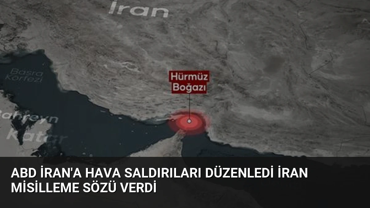 ABD İran’a Hava Saldırıları Düzenledi İran Misilleme Sözü Verdi