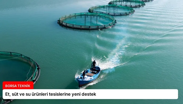 Et, süt ve su ürünleri tesislerine yeni destek