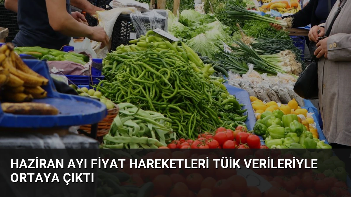 Haziran Ayı Fiyat Hareketleri TÜİK Verileriyle Ortaya Çıktı