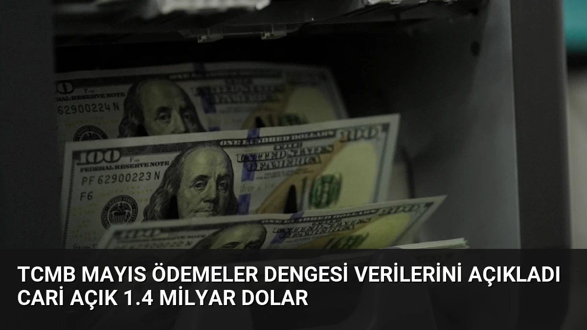 TCMB Mayıs Ödemeler Dengesi Verilerini Açıkladı Cari Açık 1.4 Milyar Dolar