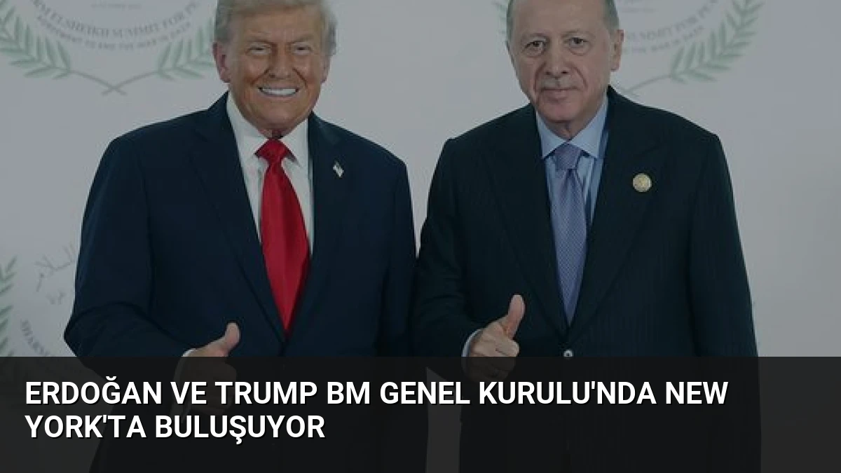Erdoğan ve Trump BM Genel Kurulu’nda New York’ta Buluşuyor