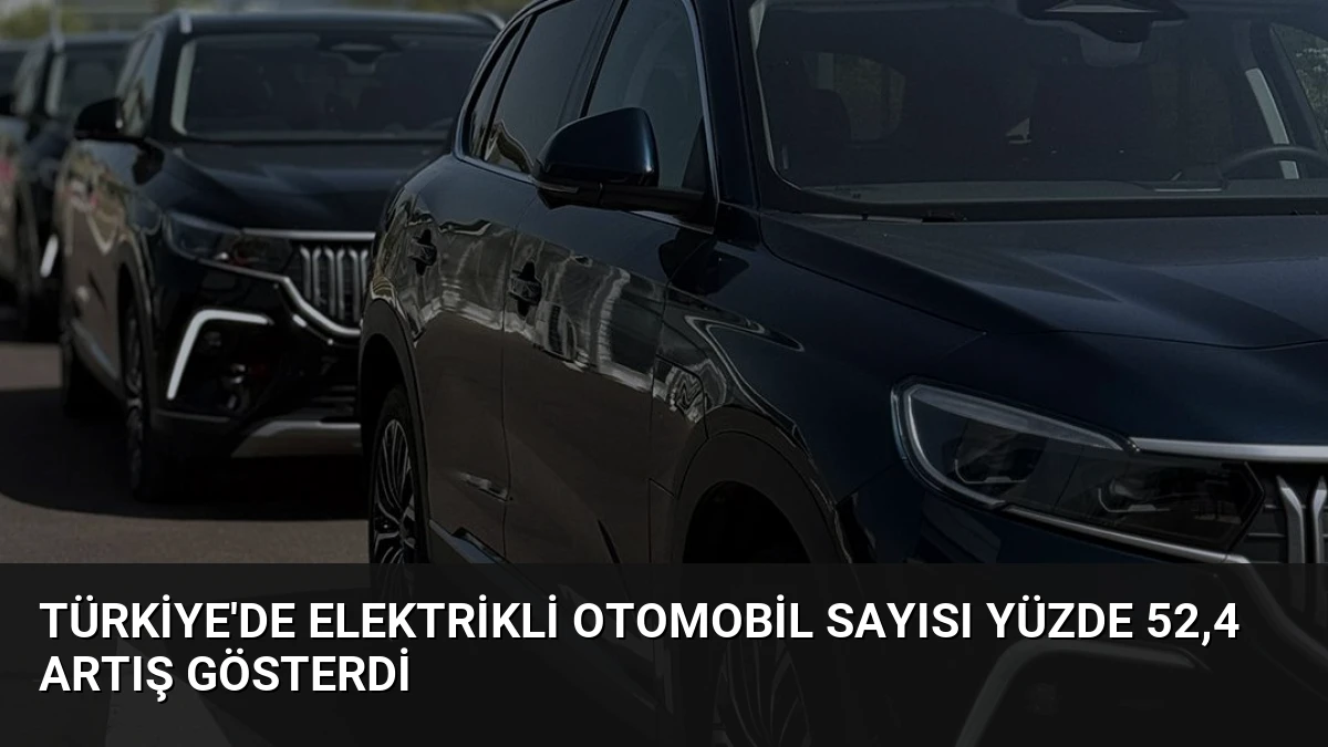 Türkiye’de Elektrikli Otomobil Sayısı Yüzde 52,4 Artış Gösterdi